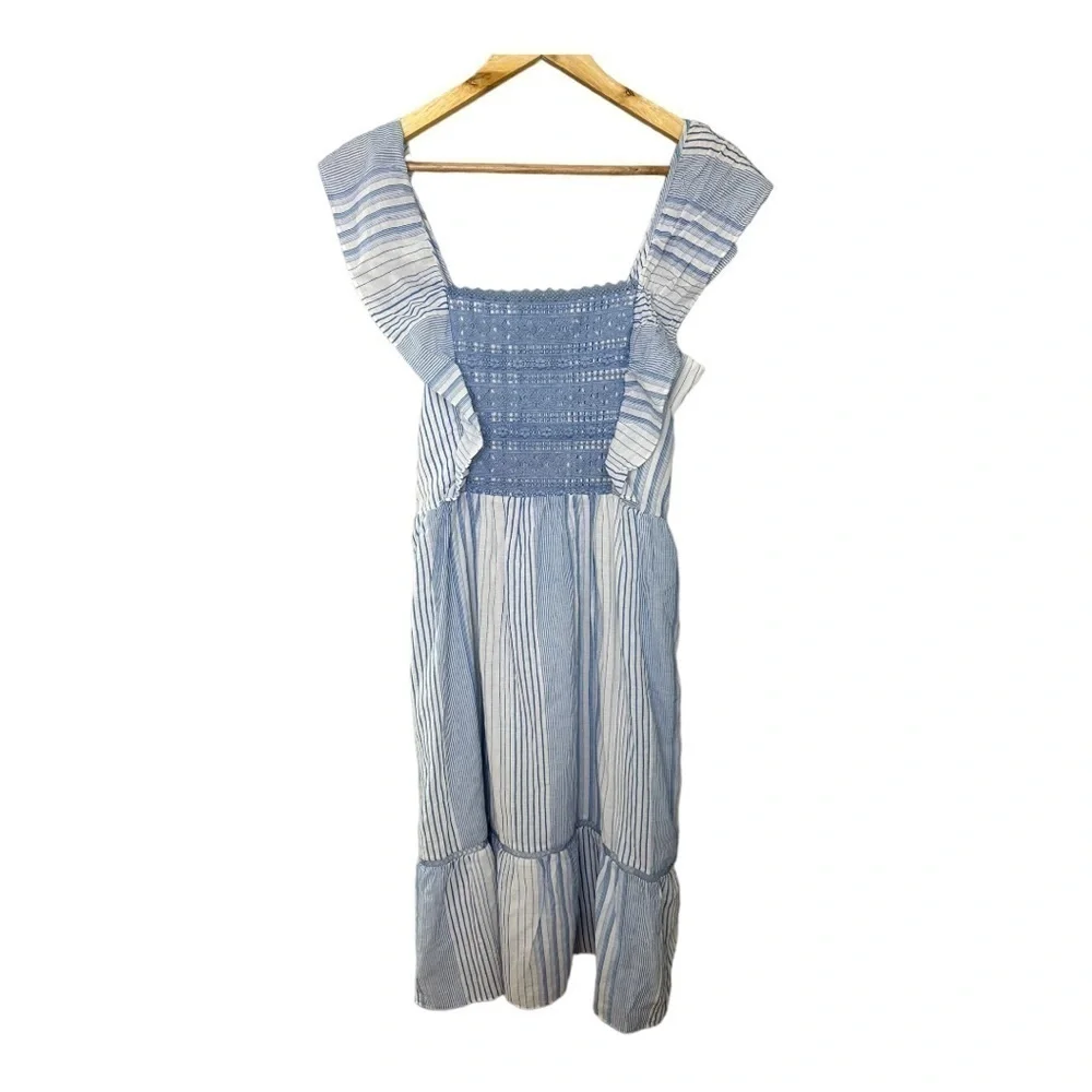 Heartloom Spencer Stripe Lace & Ruffle Sun Dress M - Picture 4 of 10